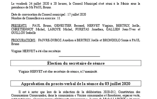 Compte-rendu CM 2020