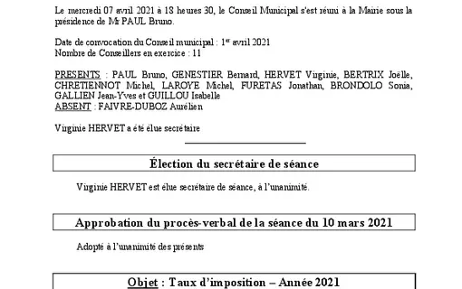 Compte-rendu CM 2020